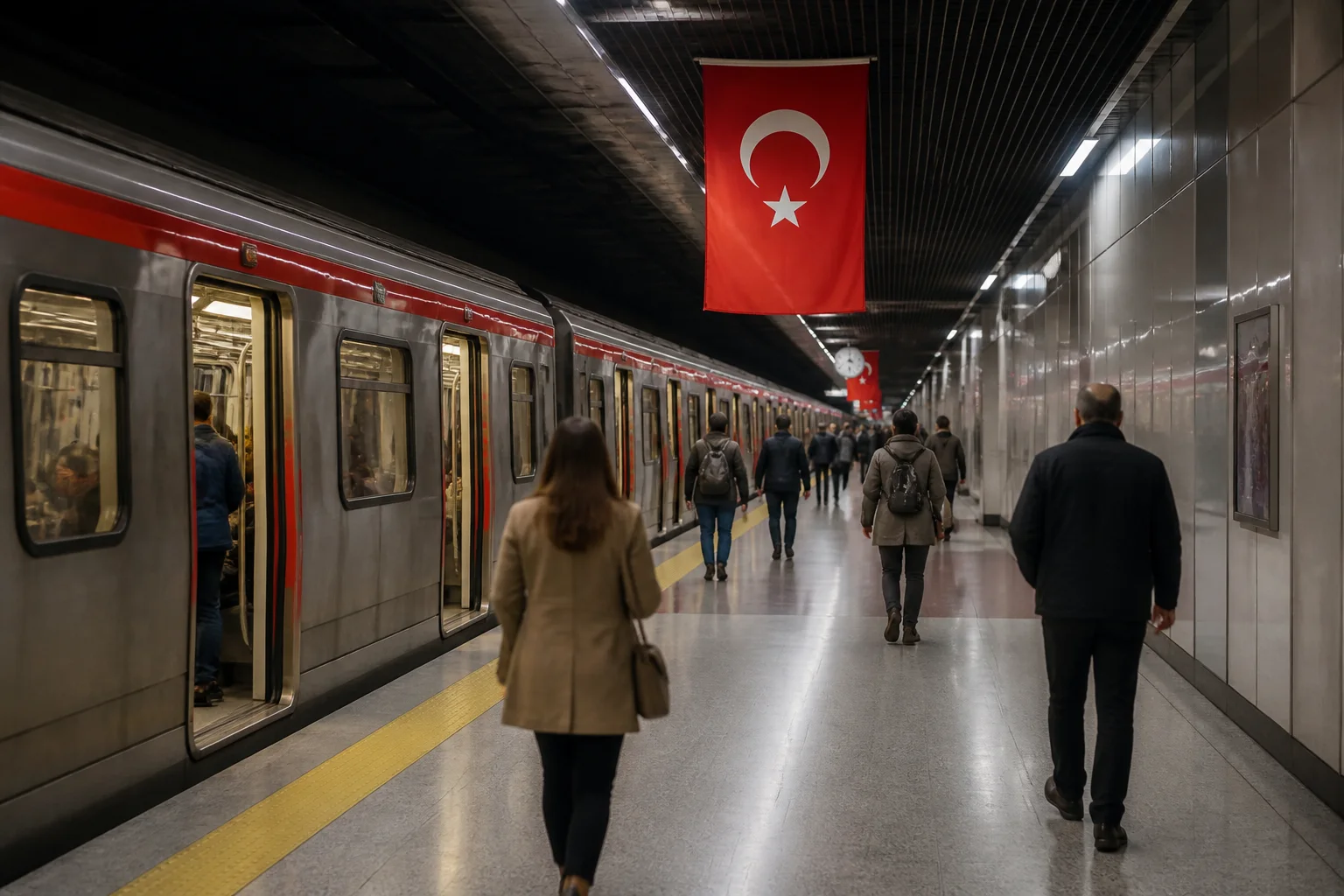 Ankara, İstanbul ve İzmir'de Bakanlığa bağlı bazı raylı sistem hatlarında