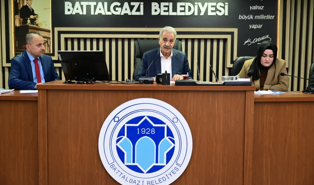 Battalgazi Belediye Meclisi toplantısında 3 gündem maddesi ele alınırken Plan