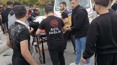 Darende’de kavşakta meydana gelen kazada motosiklet sürücüsü M.Y.