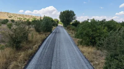 Kurşunlu-Güzelyurt grup yolunda 22 kilometrelik güzergâh, yama ve ikinci kat