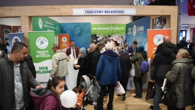 Atatürk Havalimanı’ndaki etkinlikte Malatya’nın yöresel lezzetleri ve Yeşilyurt’un kültürel değerleri