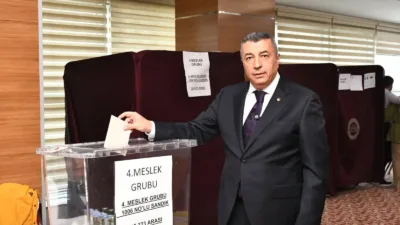 Tek aday olarak seçime giren Özcan, 407 üyenin oy kullandığı