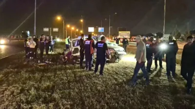 Yeşilyurt’taki kazada hafif ticari aracın sürücüsü ve eşi hayatını kaybetti,