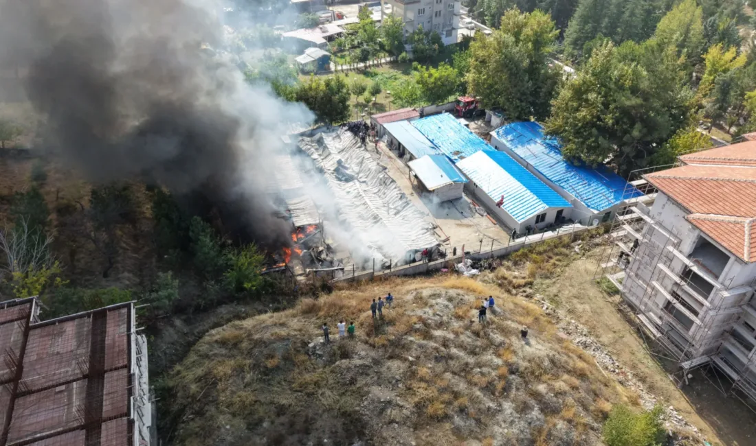 Yeşilyurt Gündüzbey’deki yangında can kaybı ve yaralanma yaşanmadı, maddi hasar