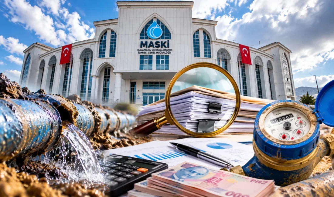 Denetim raporunda MASKİ’nin mali işlemleri, su kayıpları ve personel atamalarına