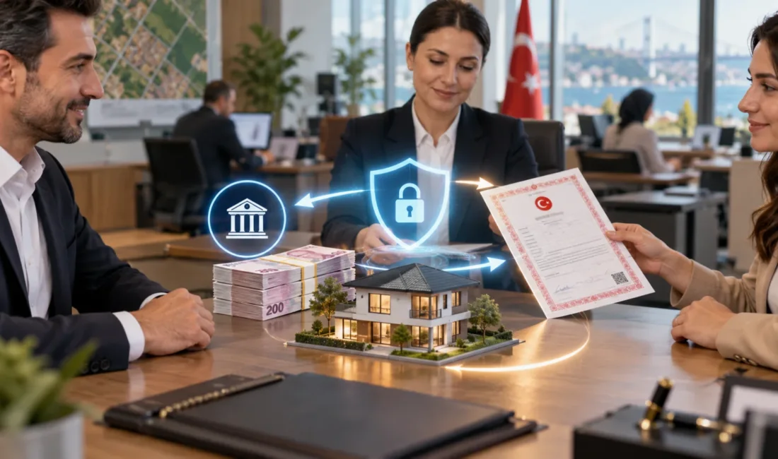 Konut, arsa ve iş yeri satışlarında tapu devri ile ödemenin