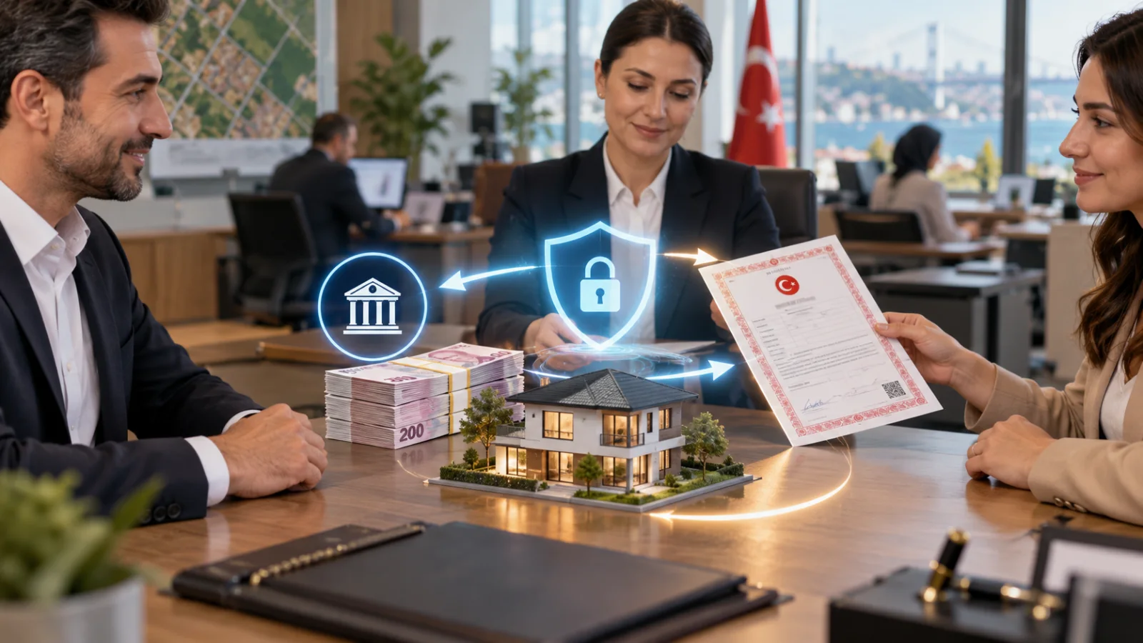 Konut, arsa ve iş yeri satışlarında tapu devri ile ödemenin