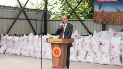 Belediye Başkanı İlhan Geçit, üç yılda üreticilere toplam 150 ton
