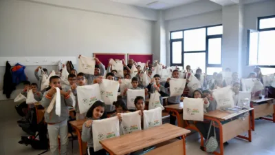 Yeşilyurt Belediyesi, öğrencilerle sıfır atık, geri dönüşüm ve iklim değişikliği